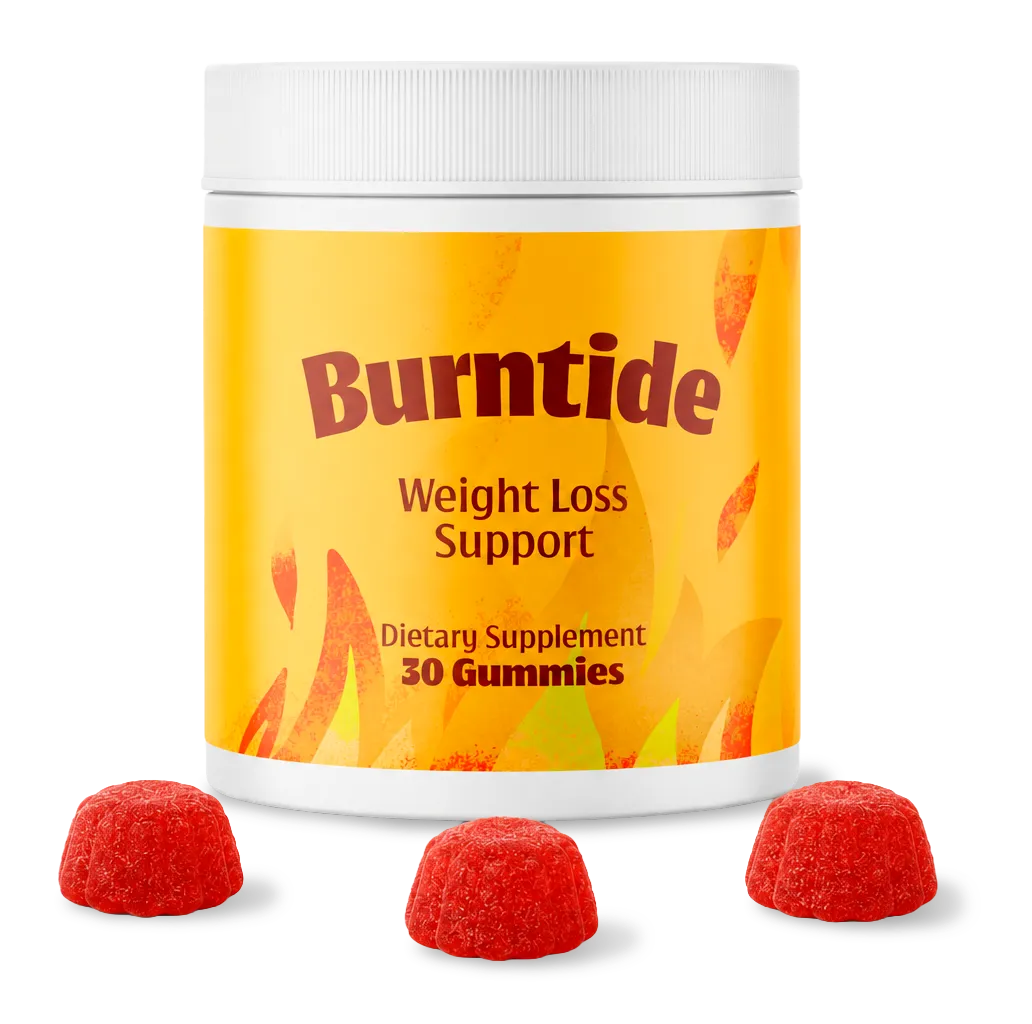 BurnTide gummies and bottle